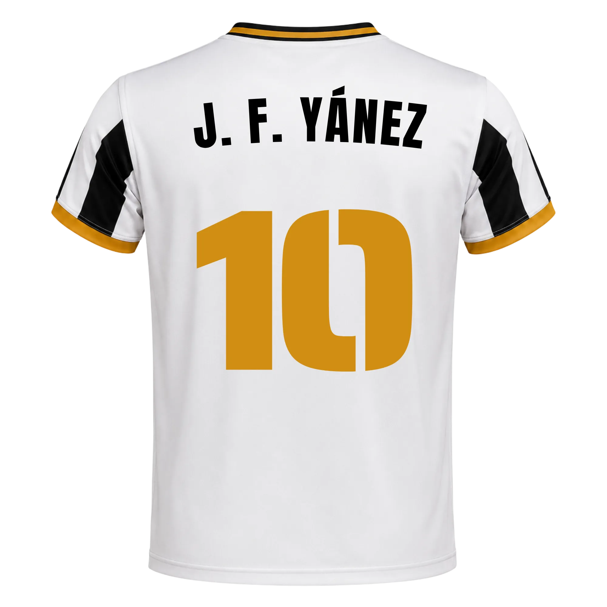 Camiseta Delfines | 26/27 - #10 - J.F. YÁNEZ Unisex Blanco+Negro