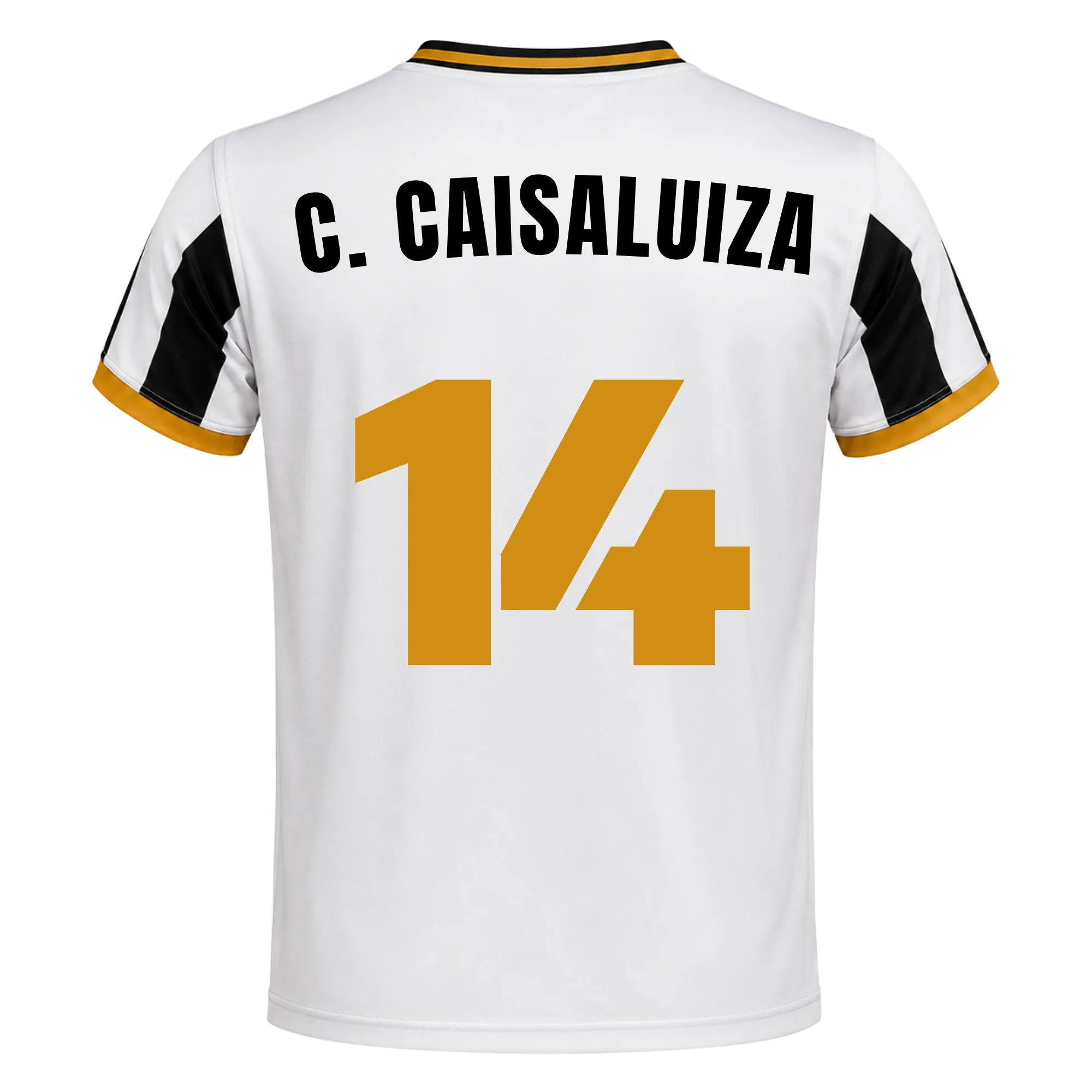 Camiseta Delfines | 26/27 - #14 - C. CAISALUIZA Unisex Blanco+Negro