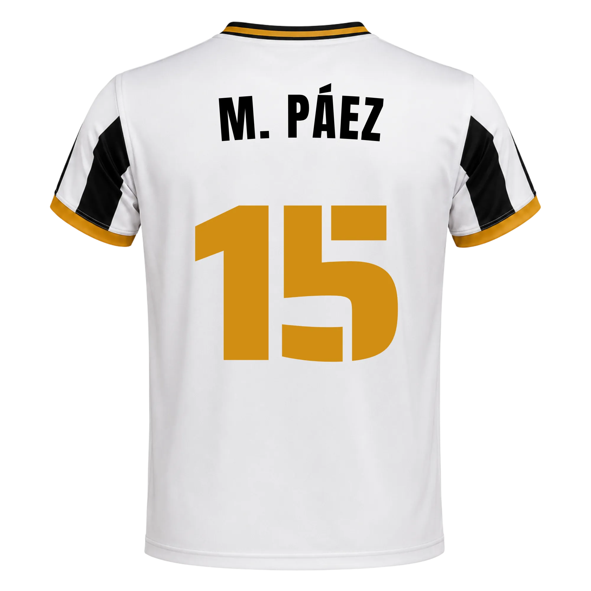 Camiseta Delfines | 26/27 - #15 - M. PÁEZ Unisex Blanco+Negro