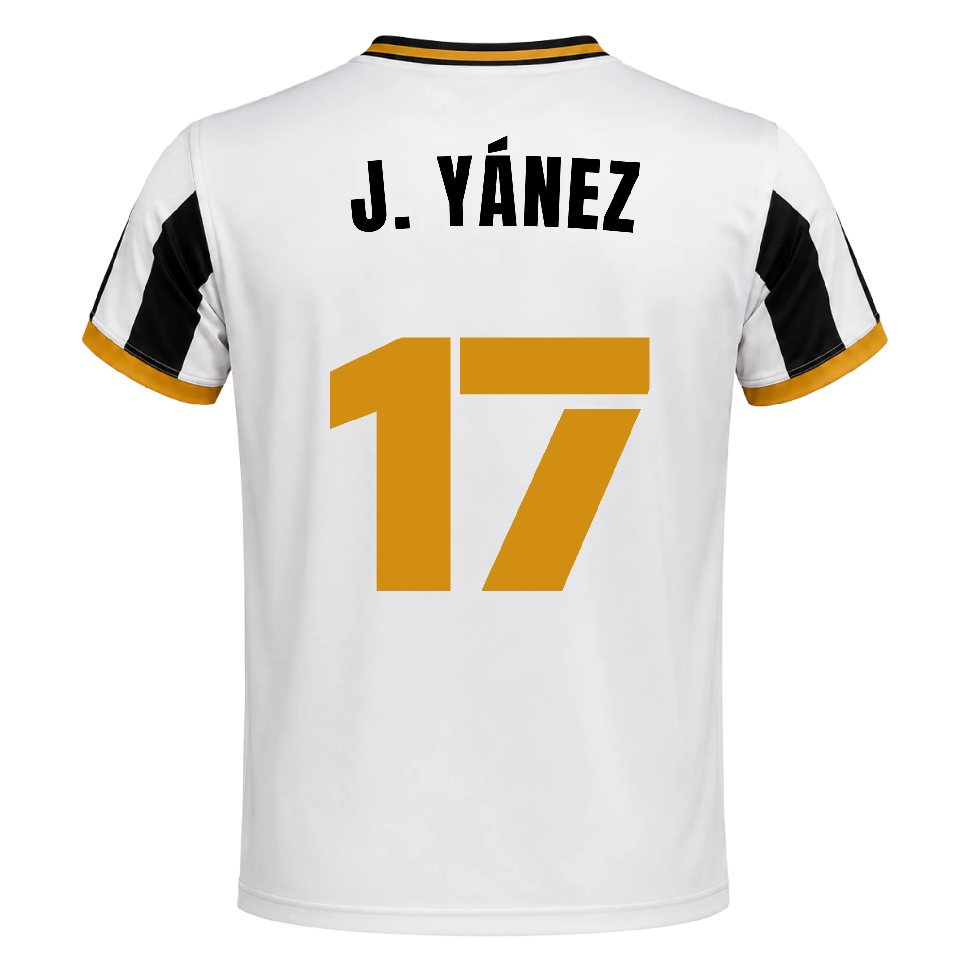 Camiseta Delfines | 26/27 - #17 - J. YÁNEZ Unisex Blanco+Negro