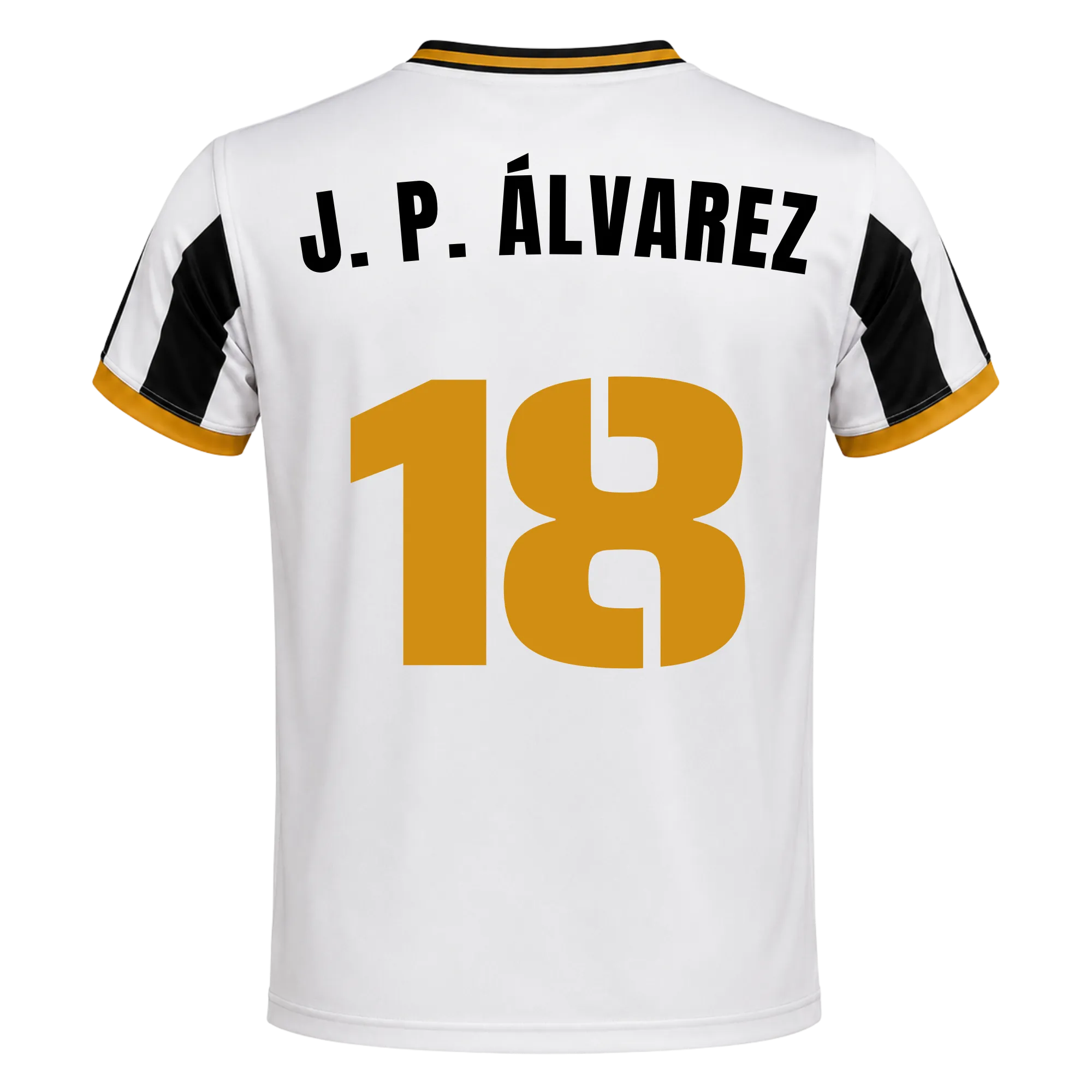 Camiseta Delfines | 26/27 - #18 - J.P. ÁLVAREZ Unisex Blanco+Negro