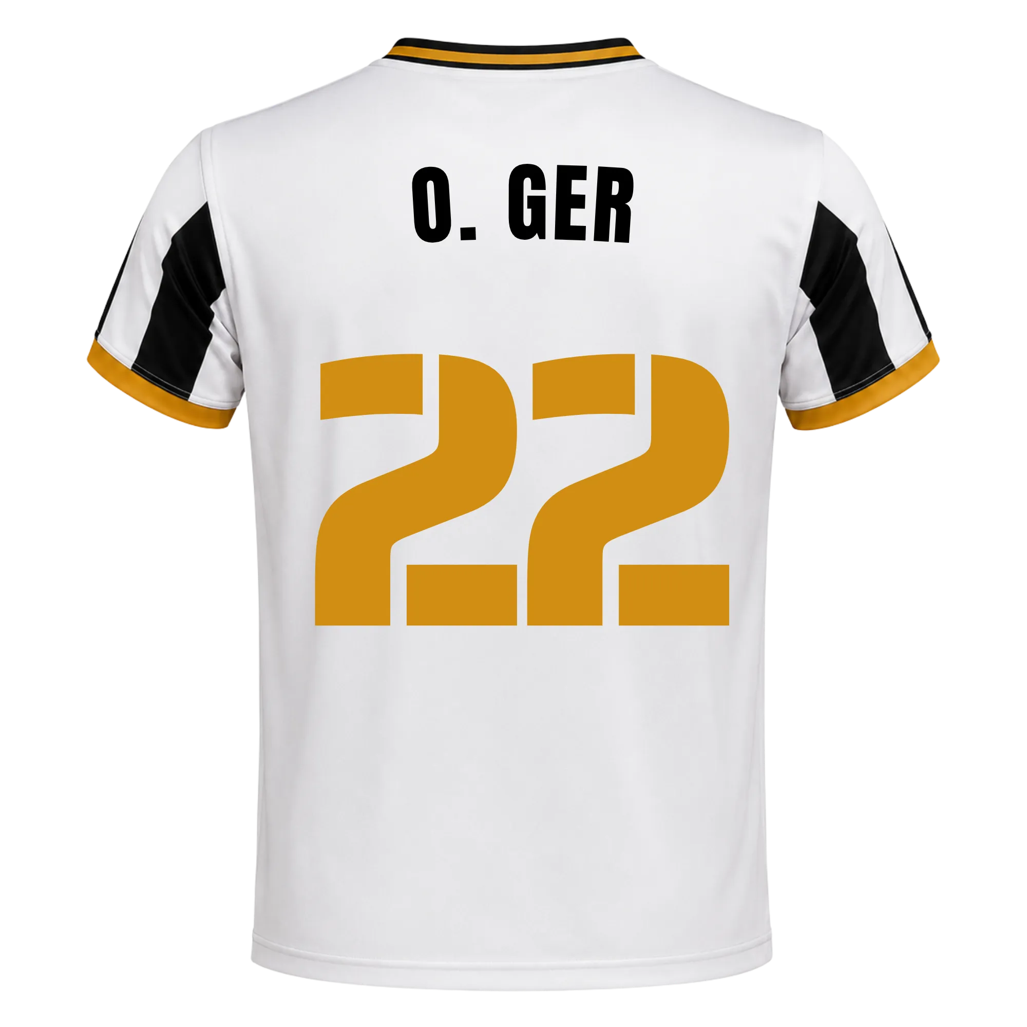 Camiseta Delfines | 26/27 - #22 - O. GER Unisex Blanco+Negro