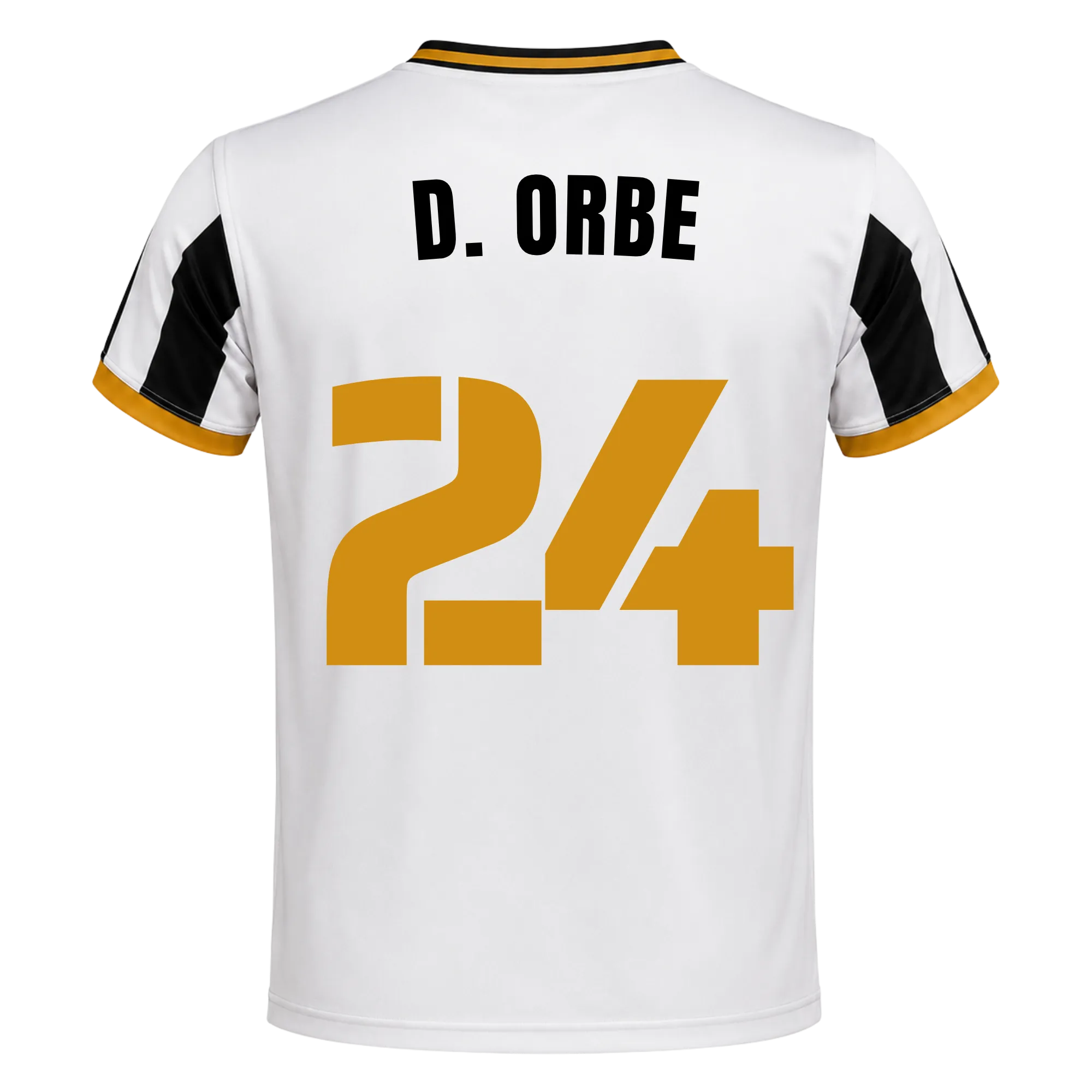 Camiseta Delfines | 26/27 - #24 - D. ORBE Unisex Blanco+Negro