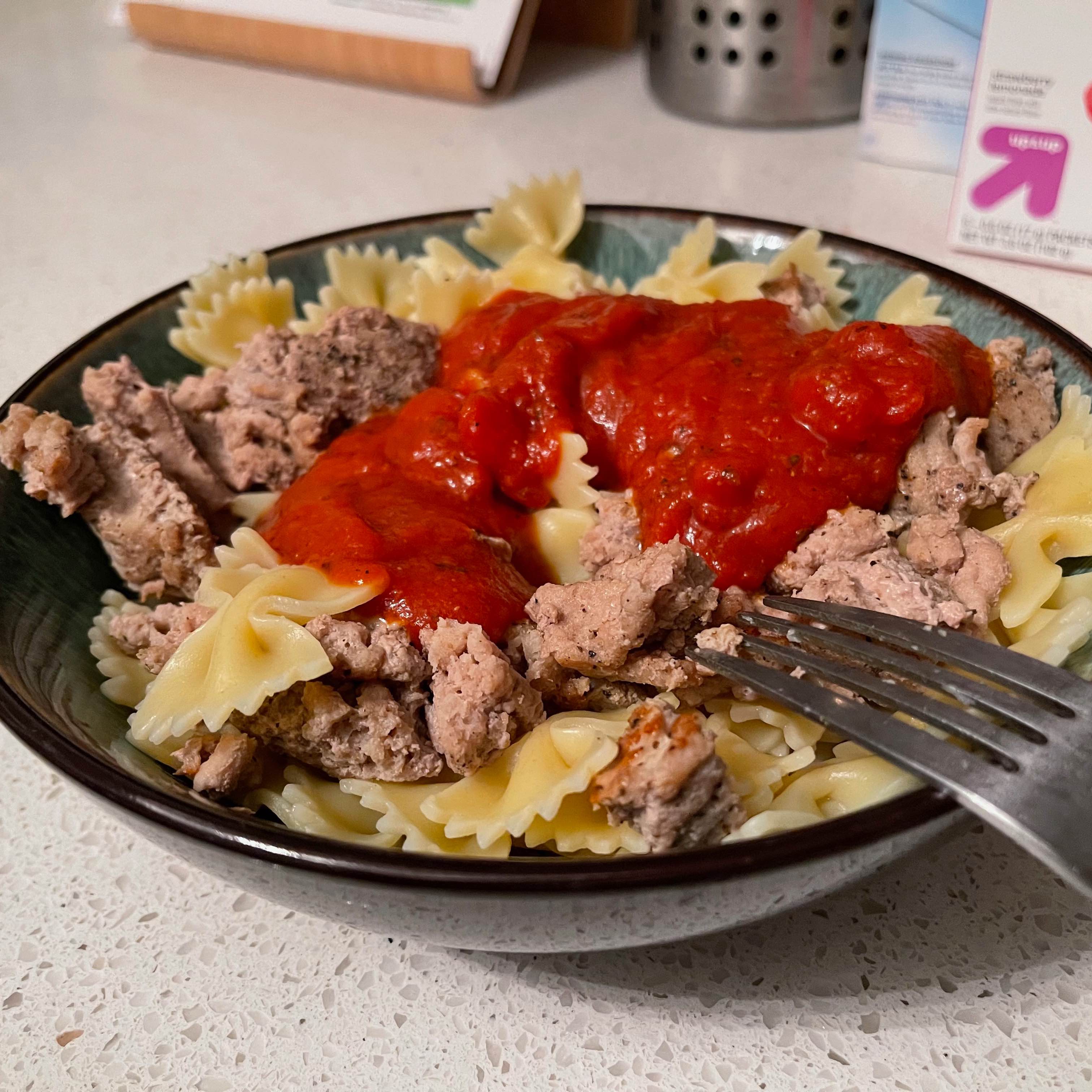 Pasta with Ground Turkey