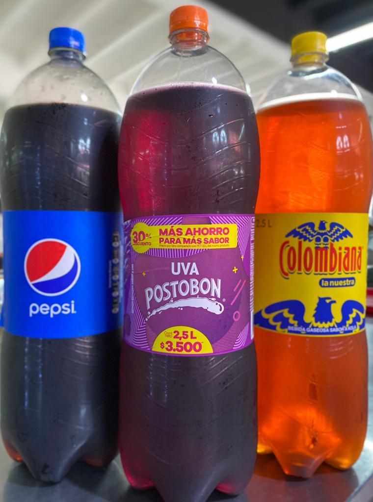 gaseosa postobon botella 2.5l