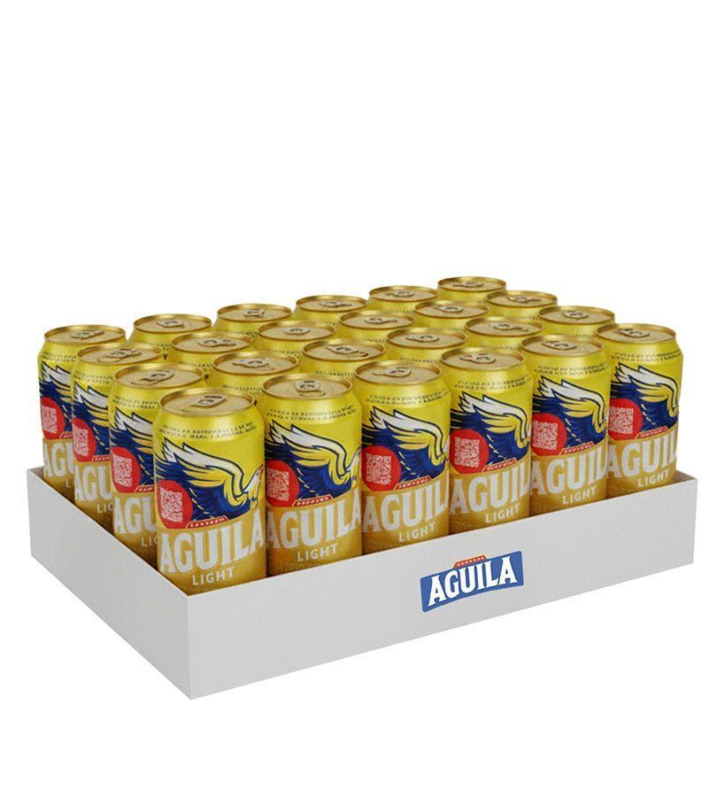 aguila light lata paca
