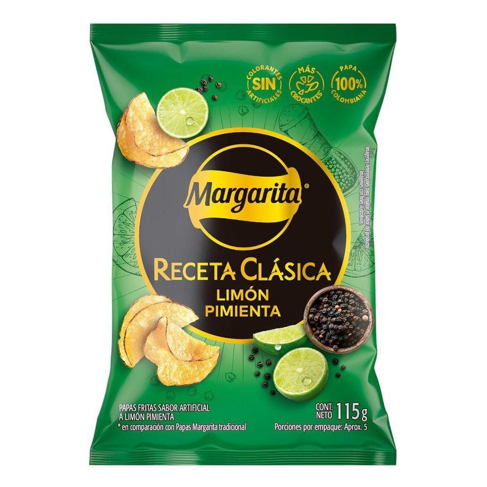 Margarita familiar limon pimienta