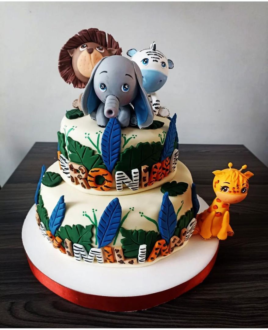 TORTA ANIMALITOS DE LA SELVA