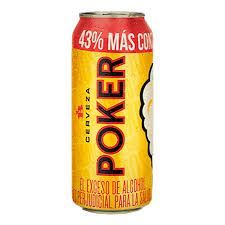 CERVEZA POKER LATON X473ML