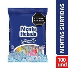 MENTA COLOMBINA PQT x100und CAJx18 UND