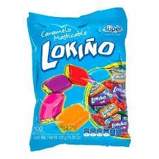 LOKIÑO PQT X100UND CAJX24 CARAMELO