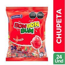 BOMBOM BUM COLOMBINA PQT X24UND CAJX15