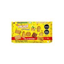 GALLETA NAVIDEÑA NOEL CARAVANA CAJA AMARILLA X200G