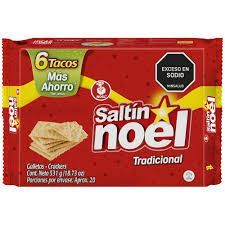 GALLETA SALTIN NOEL 6 TACOS CAJA X 24 UND
