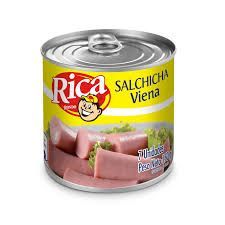 SALCHICHA RICA LATA VIENA X150GR