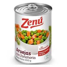 ARVEJA ZENU CON ZANAHORIA x300g