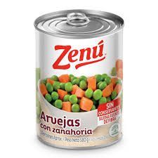 ARVEJA ZENU CON ZANAHORIA x580g