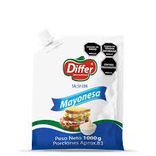 MAYONESA DIFFER BOLSA X 1000G