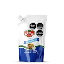 MAYONESA DIFFER BOLSA X200G