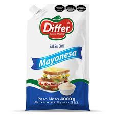 MAYONESA DIFFER BOLSA x4000 gr