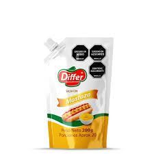 MOSTAZA DIFFER BOLSA X200G