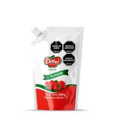 SALSA DE TOMATE DIFFER BOLSA X200GR