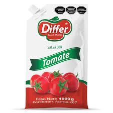 SALSA DE TOMATE DIFFER BOLSA x4000 GR