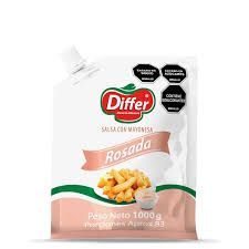 SALSA ROSADA DIFFER X 1000G CAJAX12UND