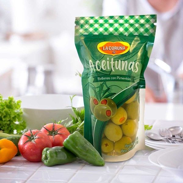 ACEITUNAS RELLENAS PIMIENTA DYP X 200GR