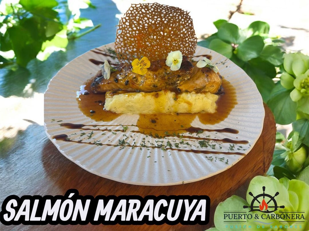SALMON EN MARACUYA