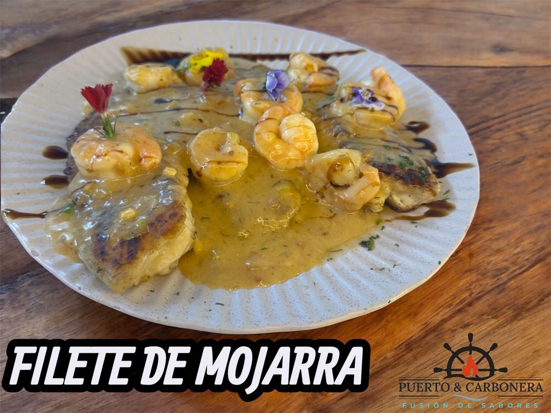 FILETE DE MOJARRA EN SALSA DE CAMARONES