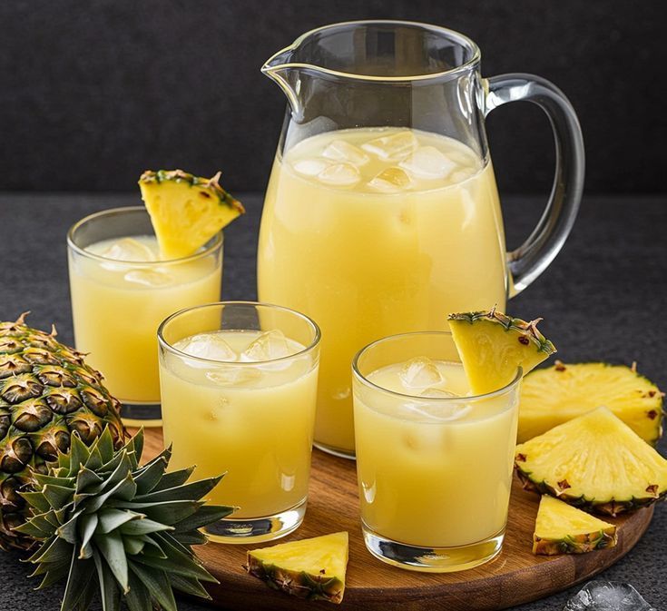 Jarra De Jugo En Agua