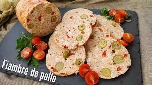 jamon de pollo con verduras