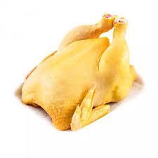 pollo entero amarillo
