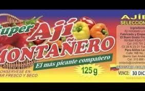 condimento aji montañero x 125 gr