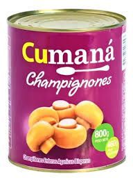 champiñón en lata 800 gr