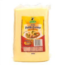 queso doble crema bloque entero kilogramo
