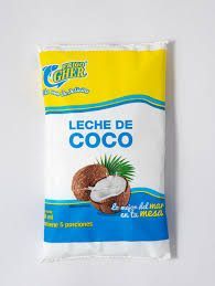 leche de coco en bolsa
