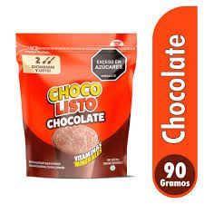 chocolisto 90 gr unidad