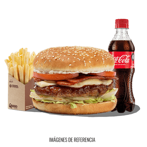Hamburguesa Tradicional  Combo papa y bebida