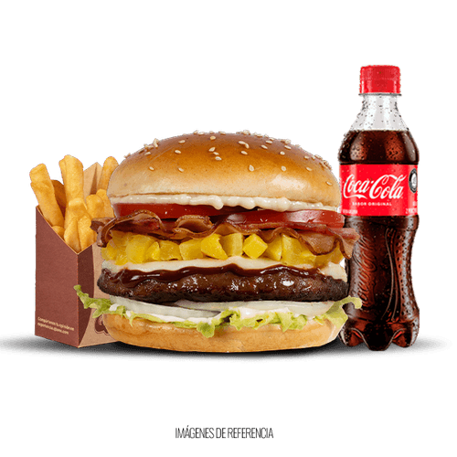 Combo Hamburguesa Hawaiana