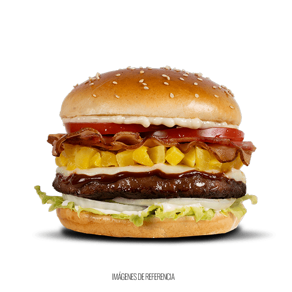 Combo Hamburguesa Hawaiana individual