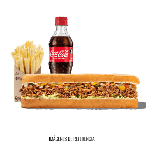 Sándwich al Pastor Combo