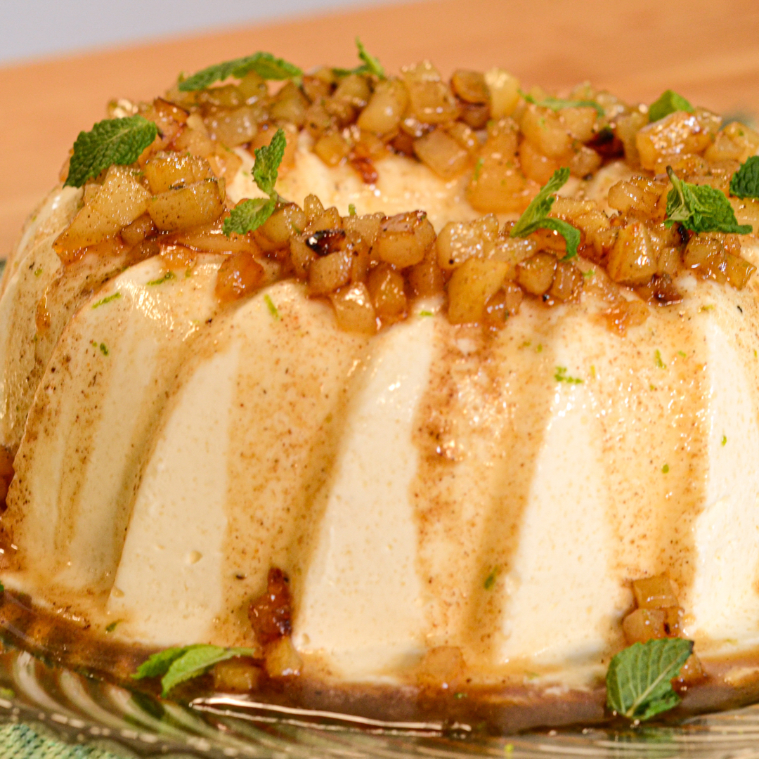 Recipe of Yogurt pudding with pear and spices on the DeliRec recipe website