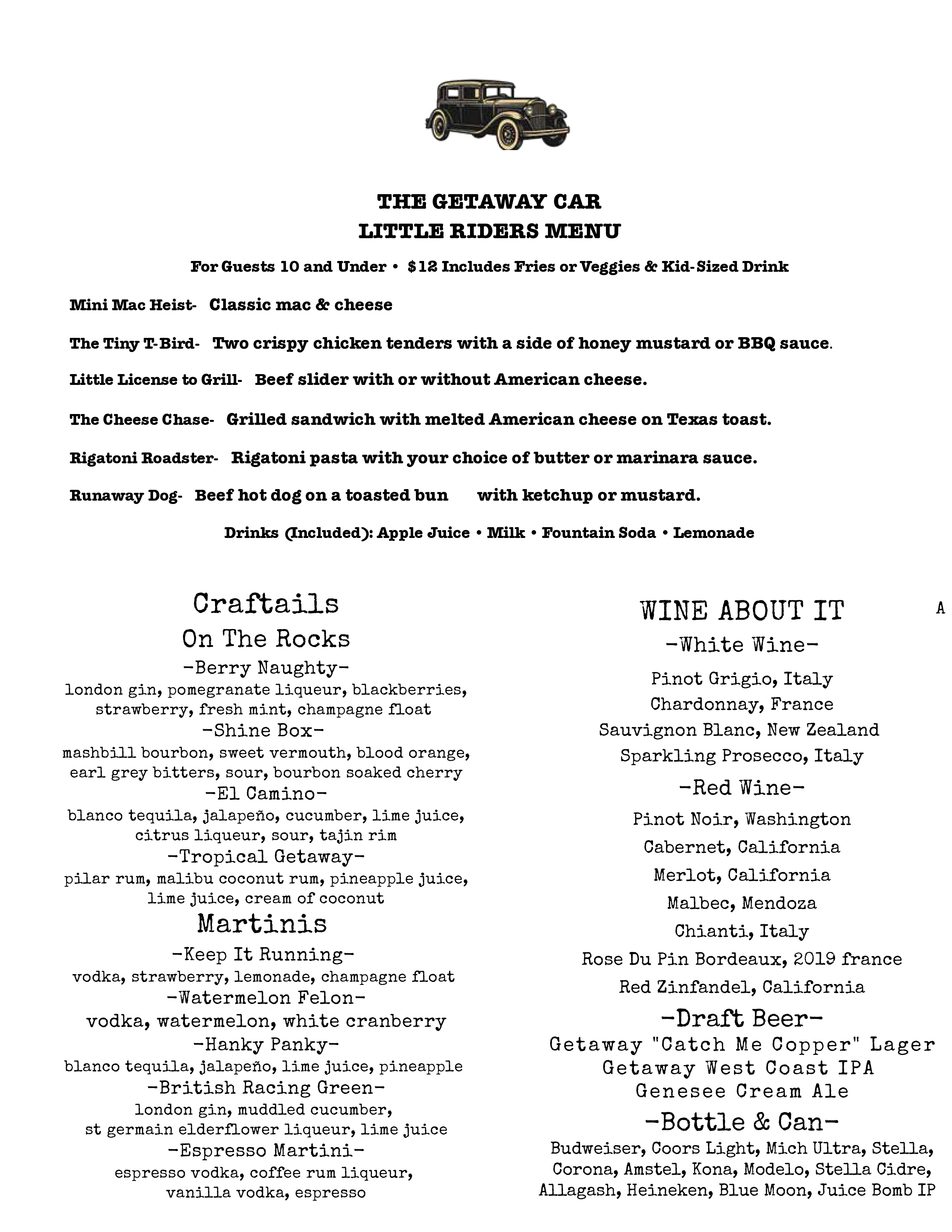 Menu Page 2