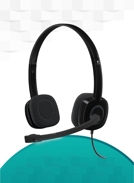 Logitech Stereo Headset H110 Emea Black