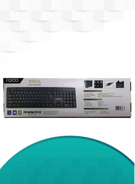 FARCO WIRED (USB) OFFICE KEYBOARD – DC0010