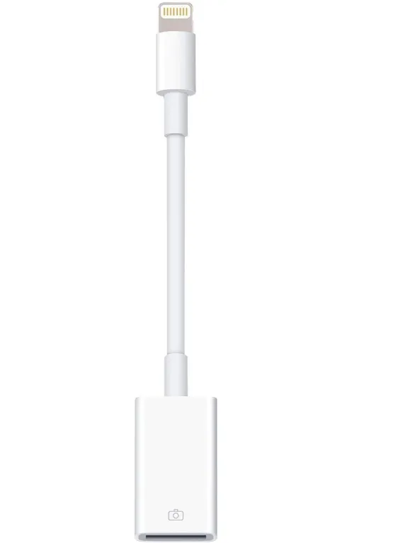 [Apple MFi Certified] Lightning to USB Camera Adapter Female USB OTG Cable