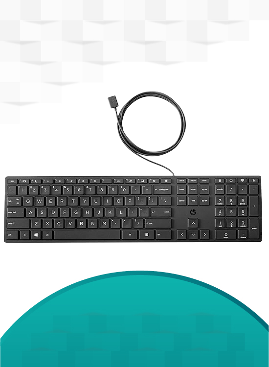HP Wired Keyboard, 320K
