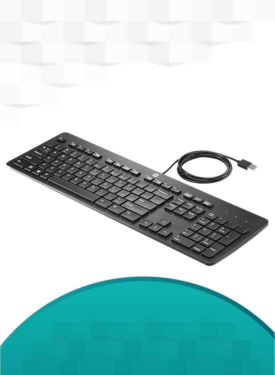 HP USB Slim Business Keyboard